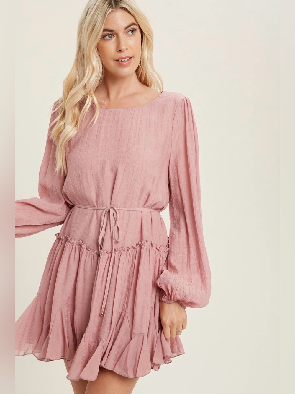 Ruffled Swing Dress